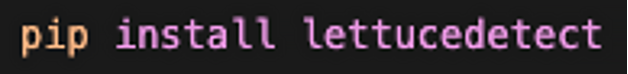 Installation of LettuceDetect Framework